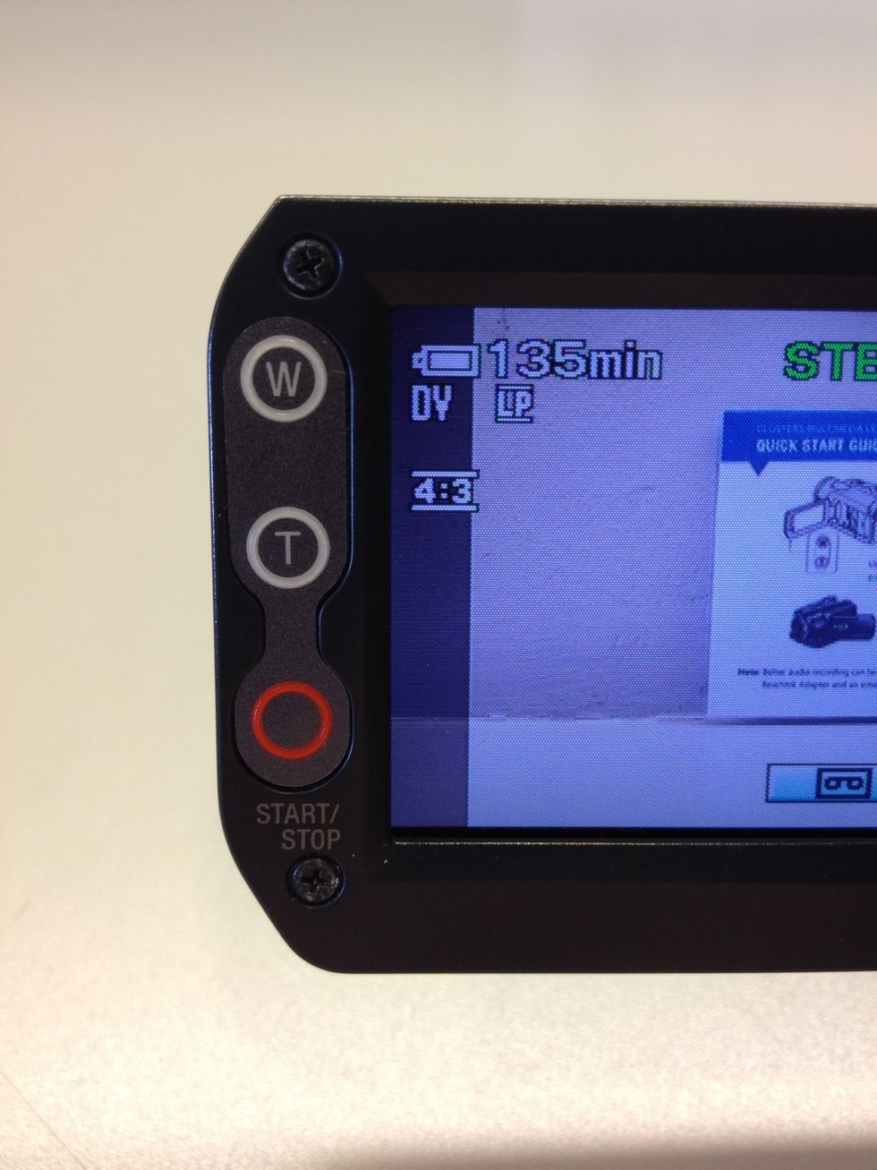 You can use the on screen button navigation to record and zoom as well.