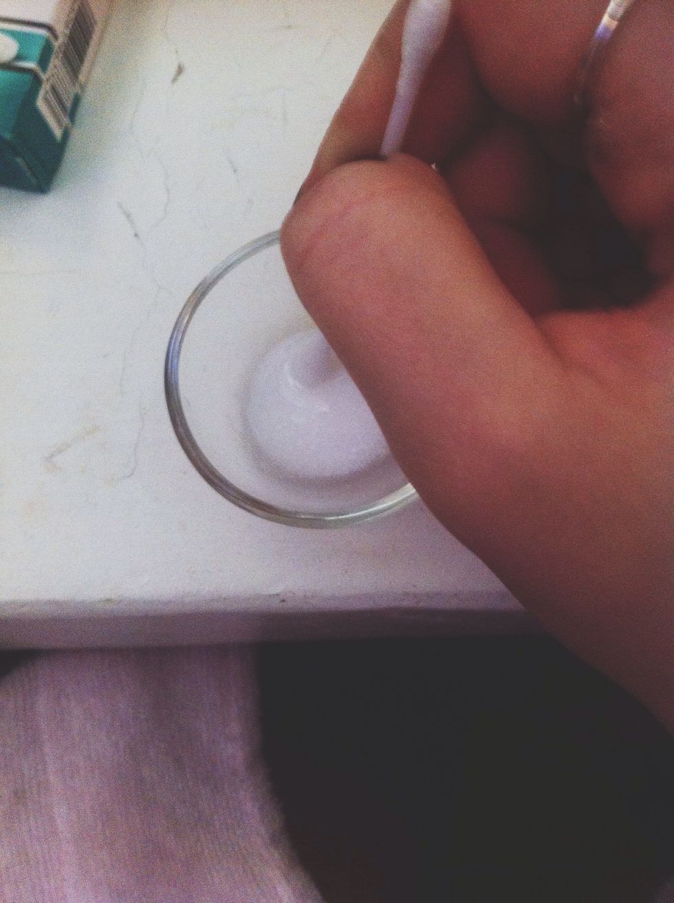 You can use your finger or a cottonswab to apply it to your face. However u like it!