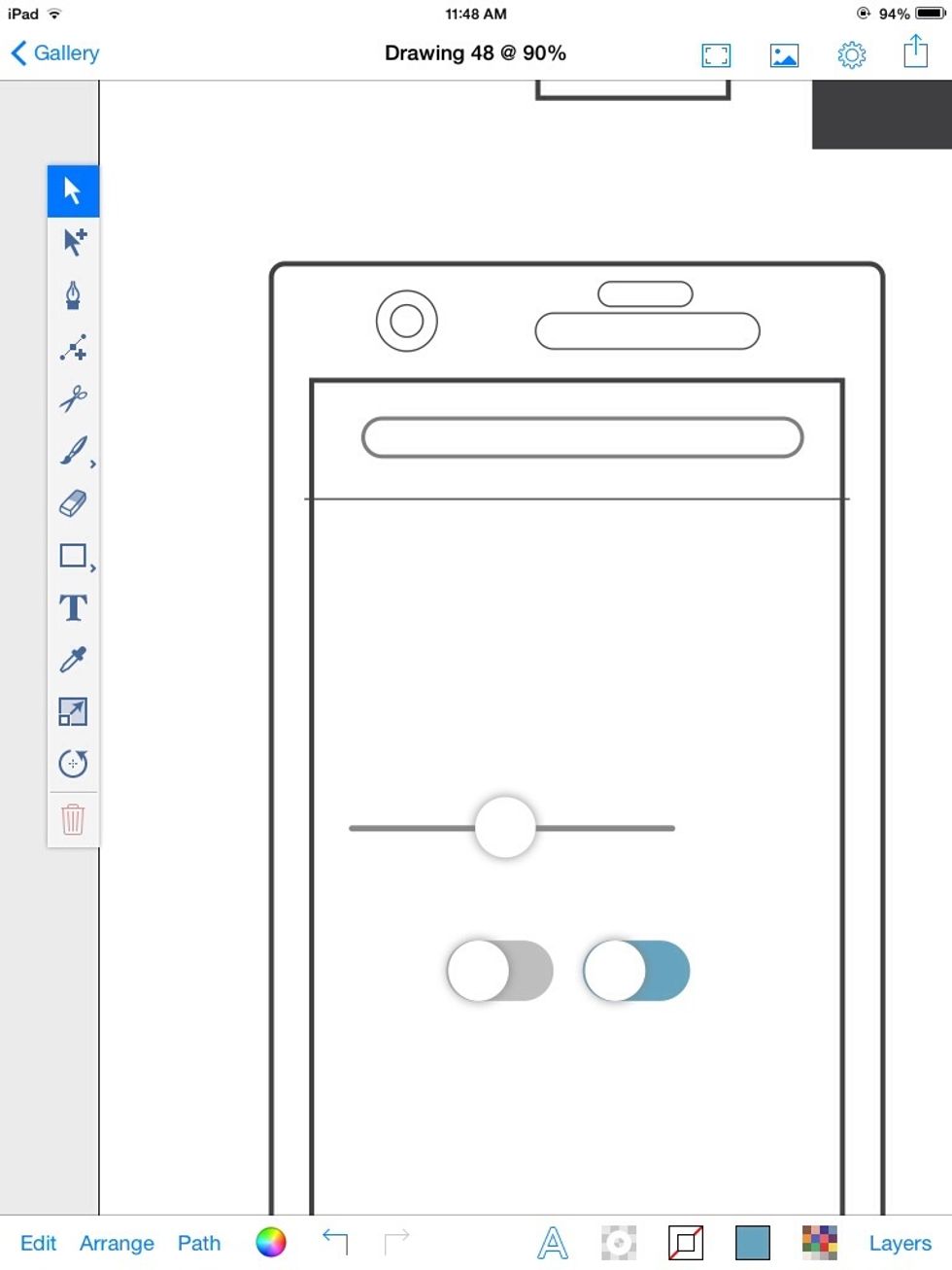 You can vary the color of the shape if you want.