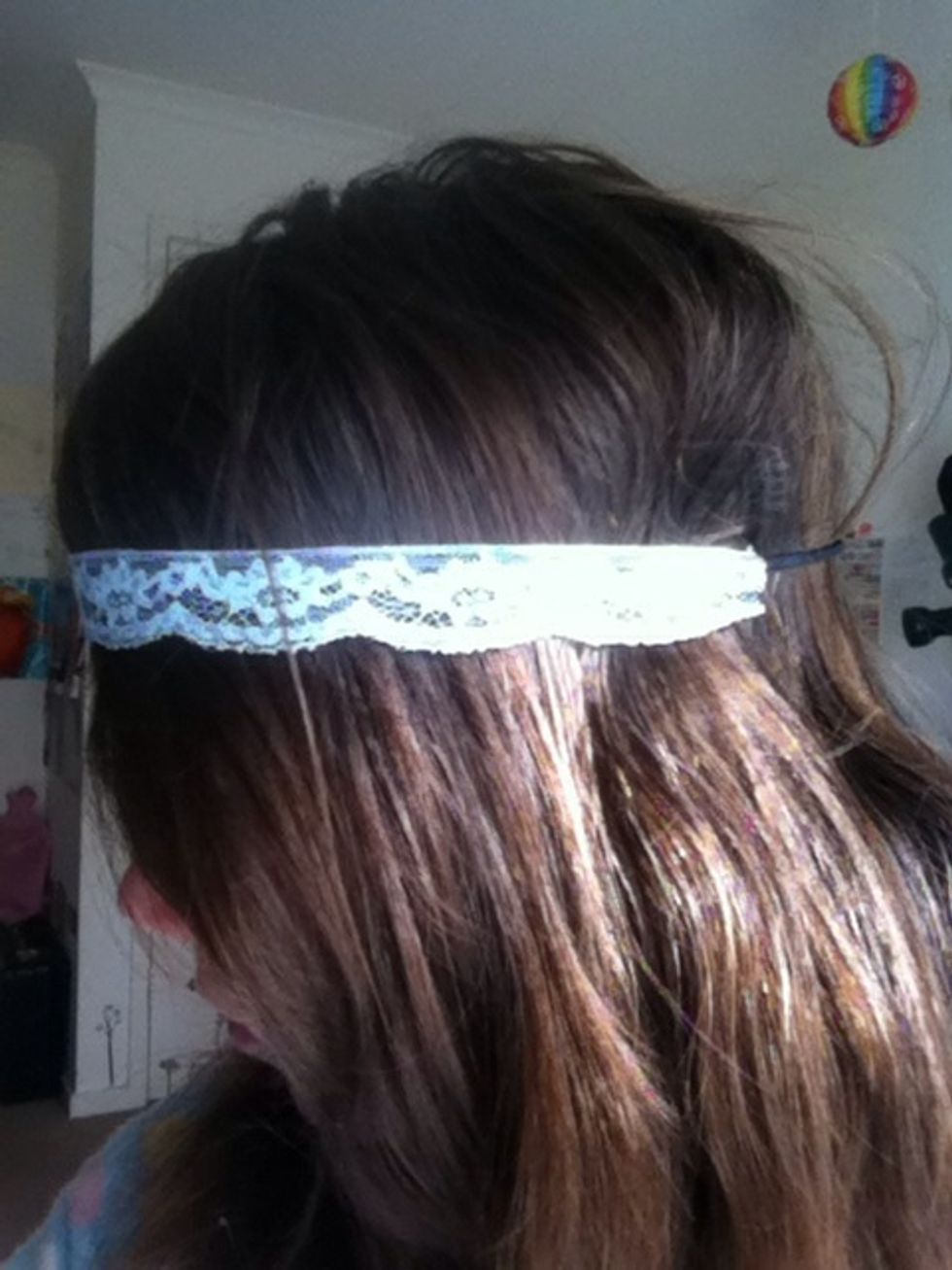 You can wear it hippie style...