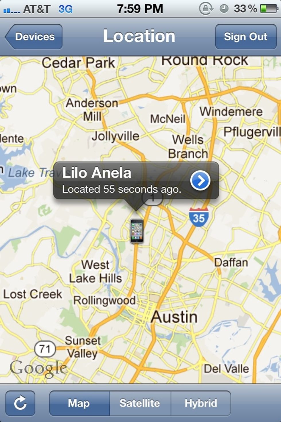 You can zoom in on the map to pinpoint a more exact location. When you click the blue arrow, it will open the action menu.