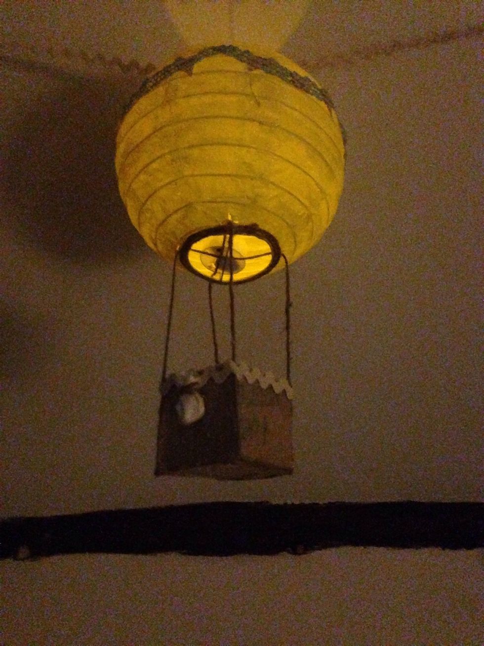 You could add a electrical tea light to make it glow!