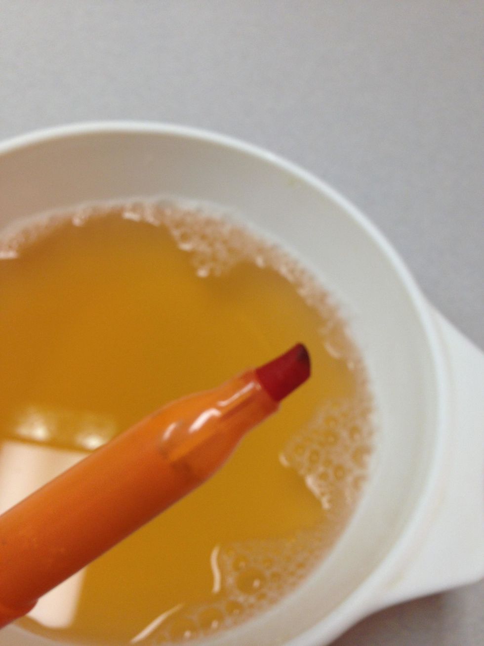 you could also add ink from a highlighter to help your crystals glow more.