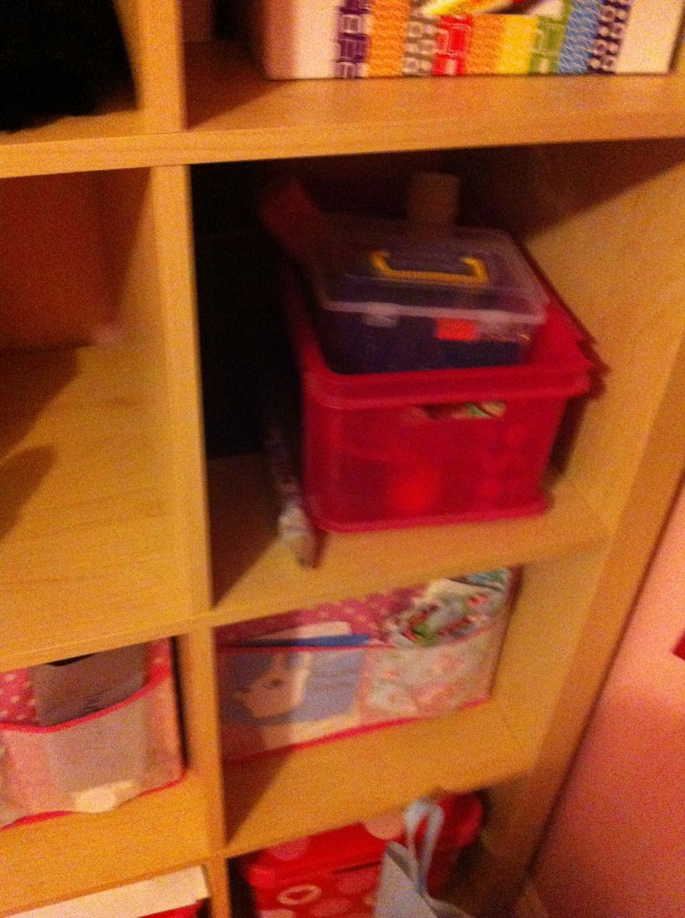 You could also put this box on a shelf