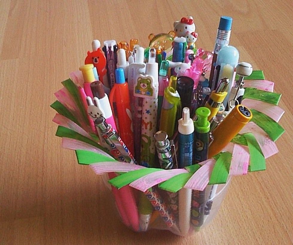 You could even paint the strips. What kind of bottle or can will you use & what will you do with yours? So many options!