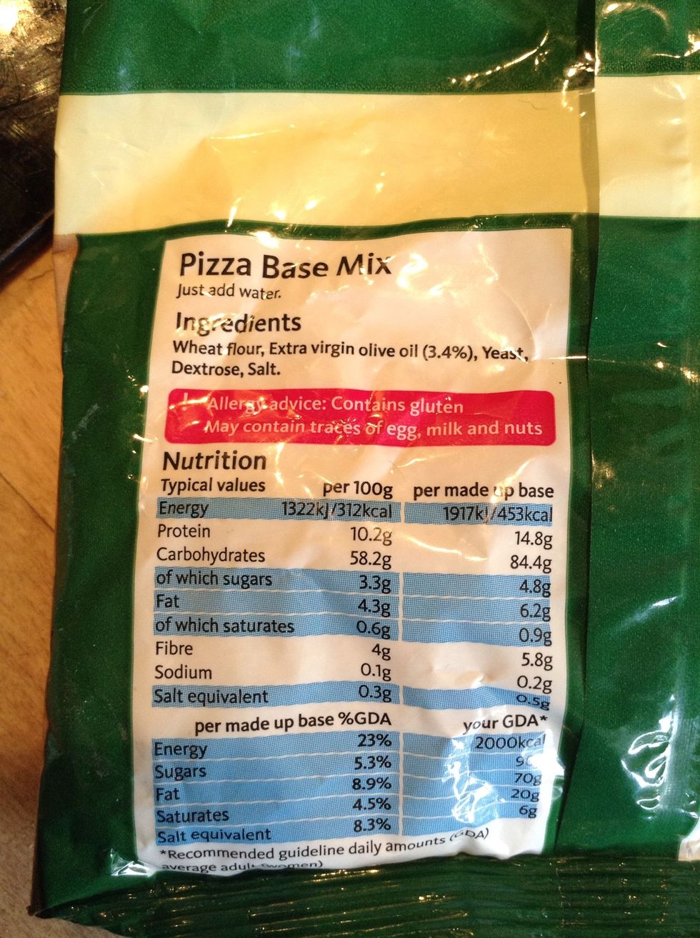 You could make the dough yourself if you wanted, however I just got this mix to be easy.