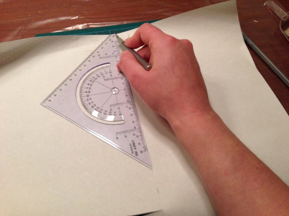 You cut out the wallpaper.