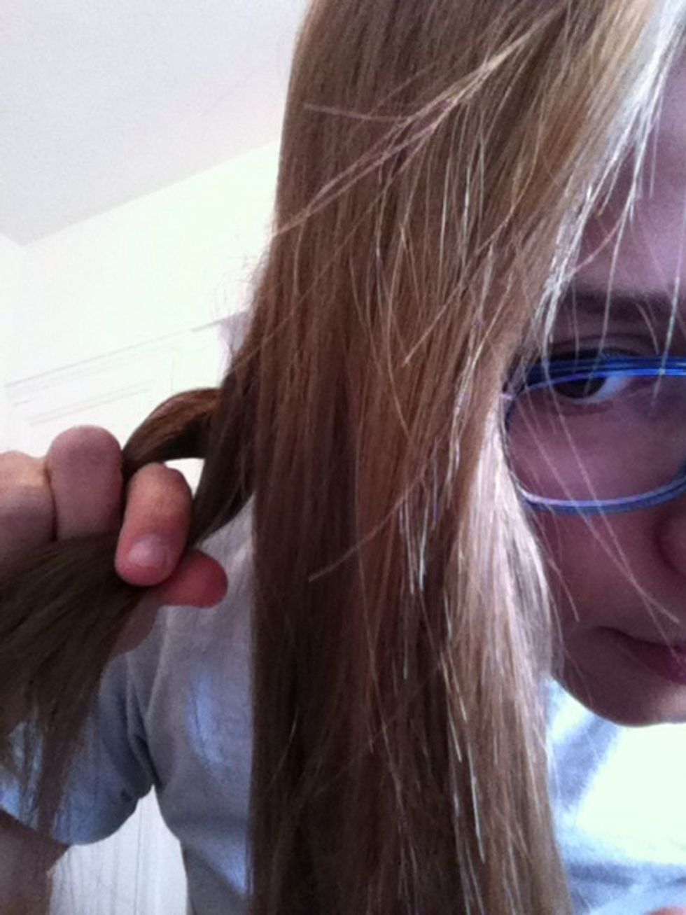 You divise in two parts one part.