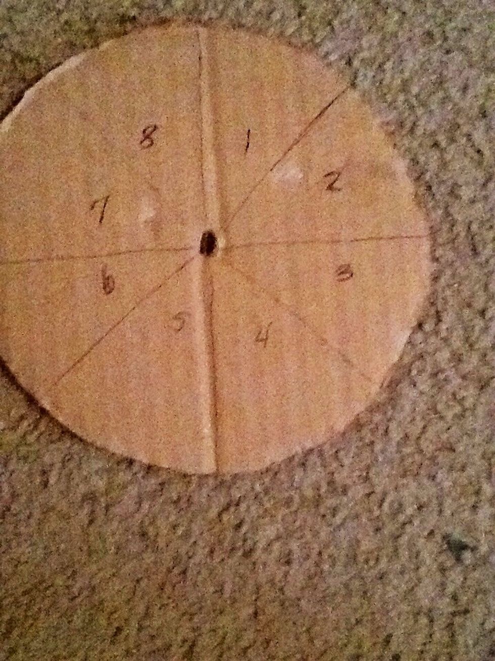 You don't have to put numbers I'm showing you the step before in a pic