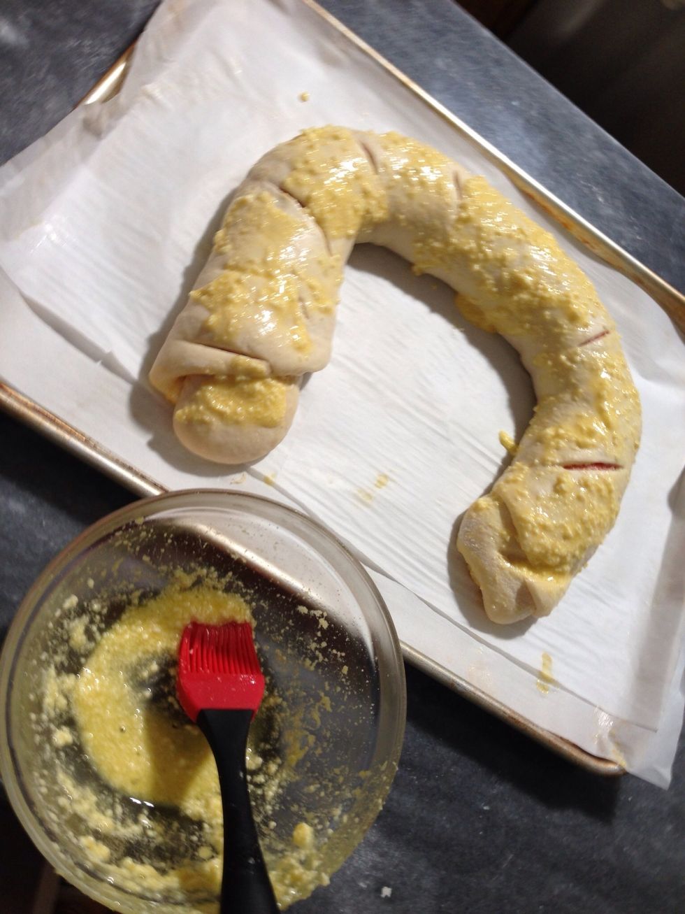 You don't have to use it all, but it never hurts to have a lot of it on there! It's good!