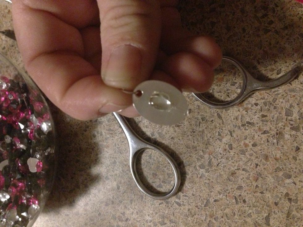 You don't need a lot. You don't want it to smooth out the sides because it will make your project look messy.