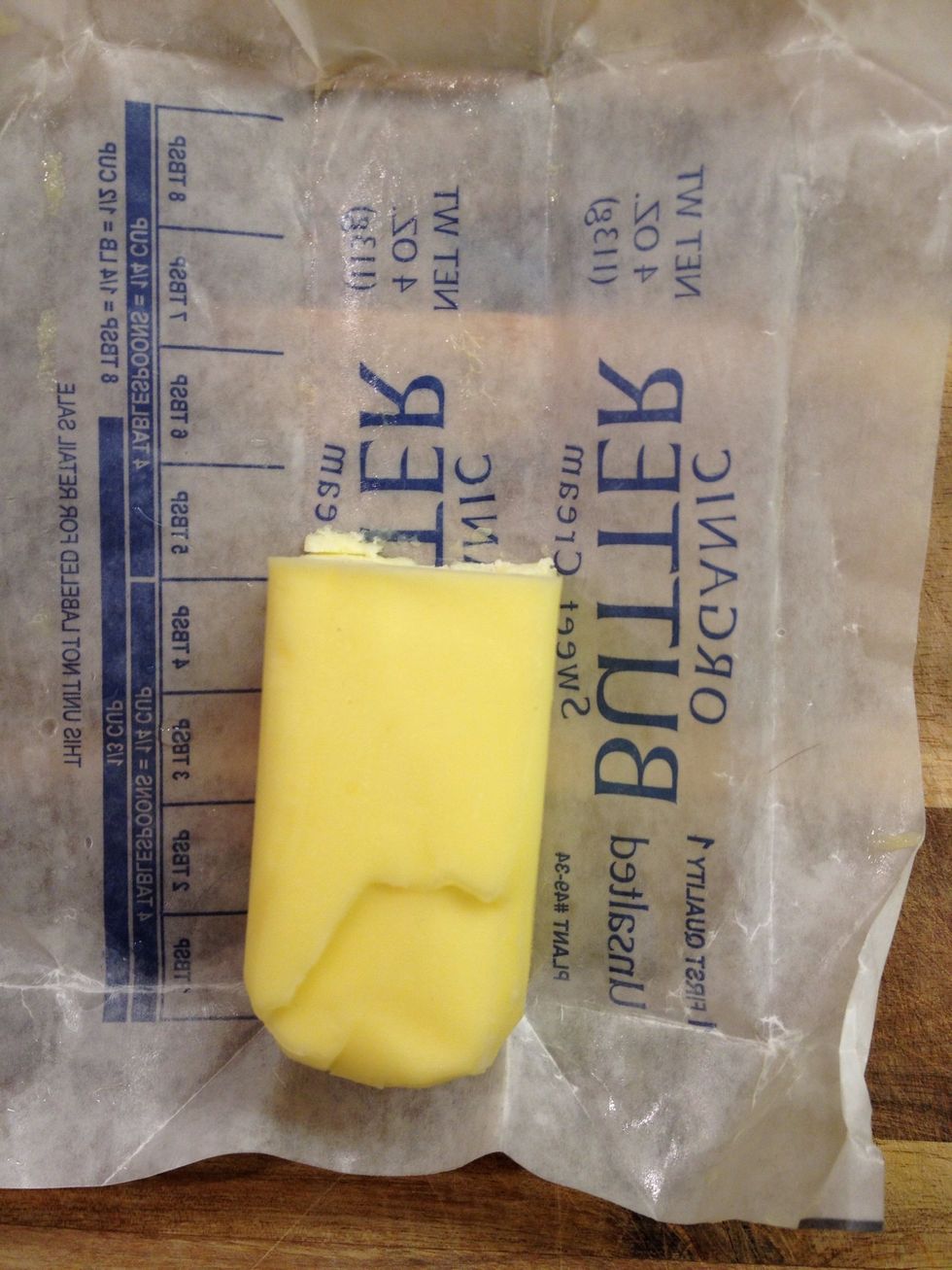 You don't need to wash this. Don't feel obligated to use butter.