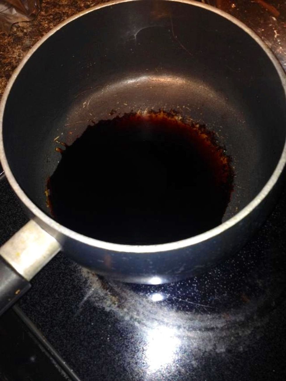 You don't wanna add soy from the bottle, it'll be too strong so boil you about 4 tbsp of water and 6 tbsp of soy sauce to dilute it, so it doesn't overpower your rice. And use a wok, I didn't have one