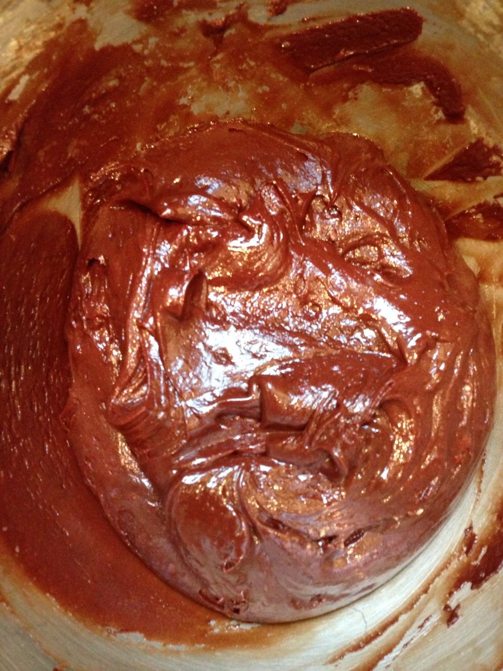 You get a slightly firm batter that you can easily spoon on a tray lined with parchment or cling film. I did something else