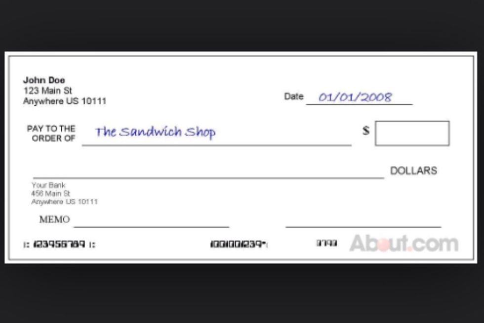 You get payed a paycheck every month.