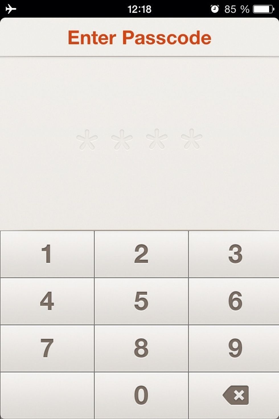 You get scared if someone touching your phone and can discover your secrets?? No problem in Settings panel you can set a password. That password must be strong (ex: not 0000) random numbers REMEMBER!!