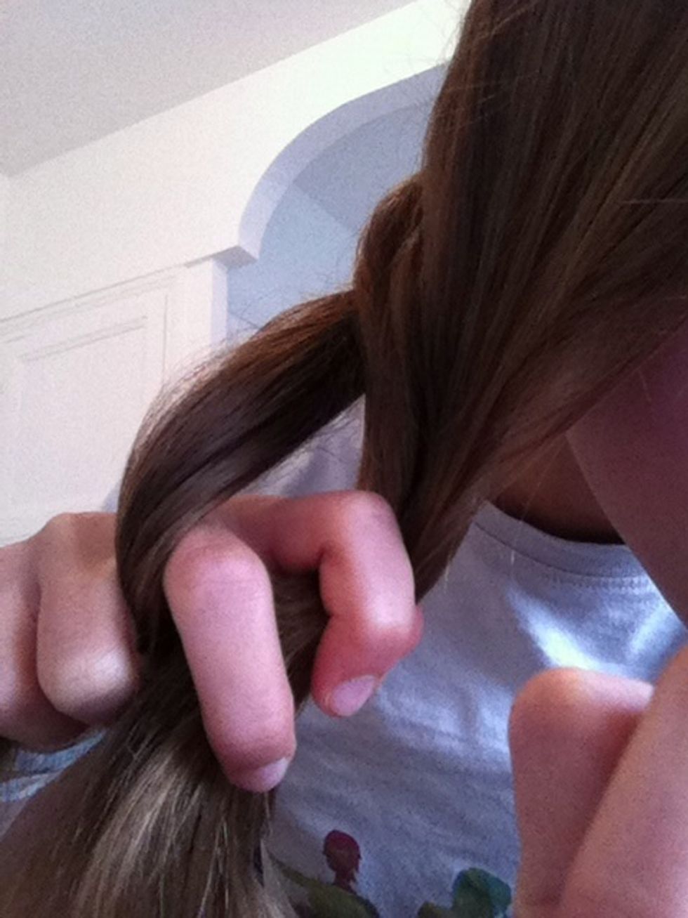 You go the tuft of hair in the one part.