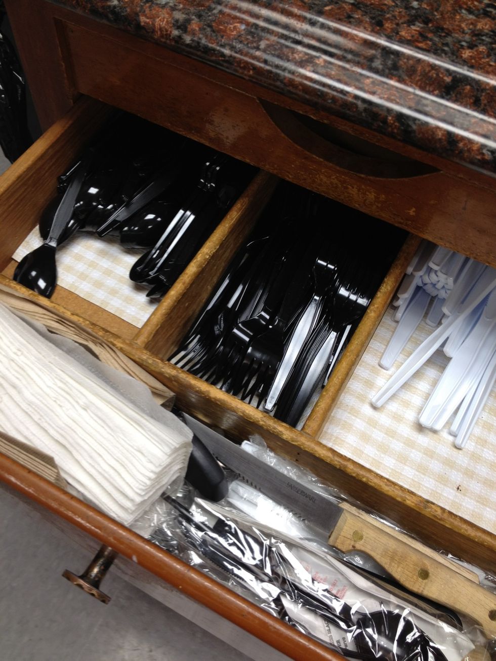 You go to the drawer for the bottle opener, and its nowhere in sight. Just a random knife and all those plastic utensils you take from KFC.