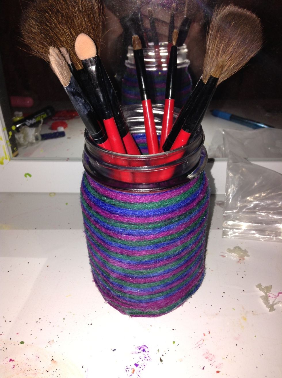 You have a cute decoration/pen holder.