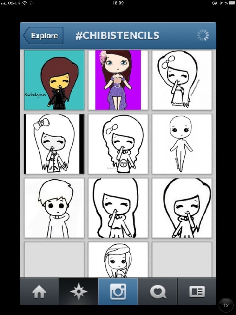 You have clicked on the hashtag. Whoop (random)! Press a chibi.