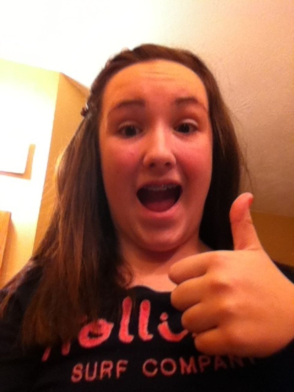 You have done a French braid!