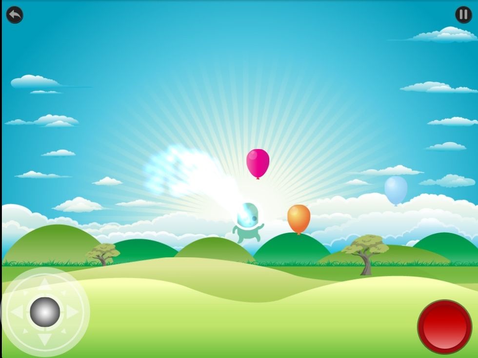 You have just made the beginning of a basic game right on your ipad! Play around with the behaviors to make it more interesting.