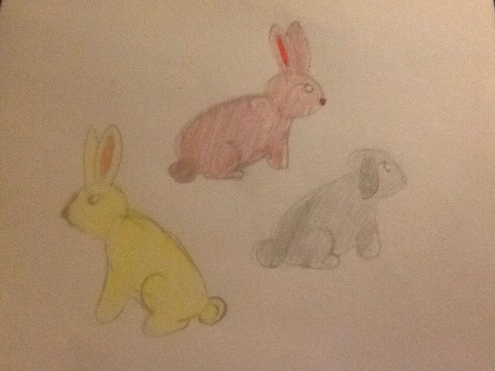 You have now finnished your rabbit. You can also make lop-eared rabbit and all sorts of others! You just need to follow these simple steps!