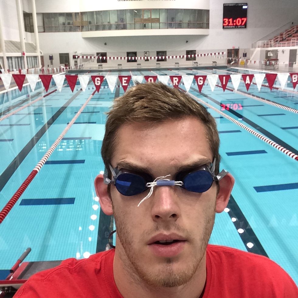 You have now made a brand new pair of Swedish Goggles! Put on your new goggles and try them out!