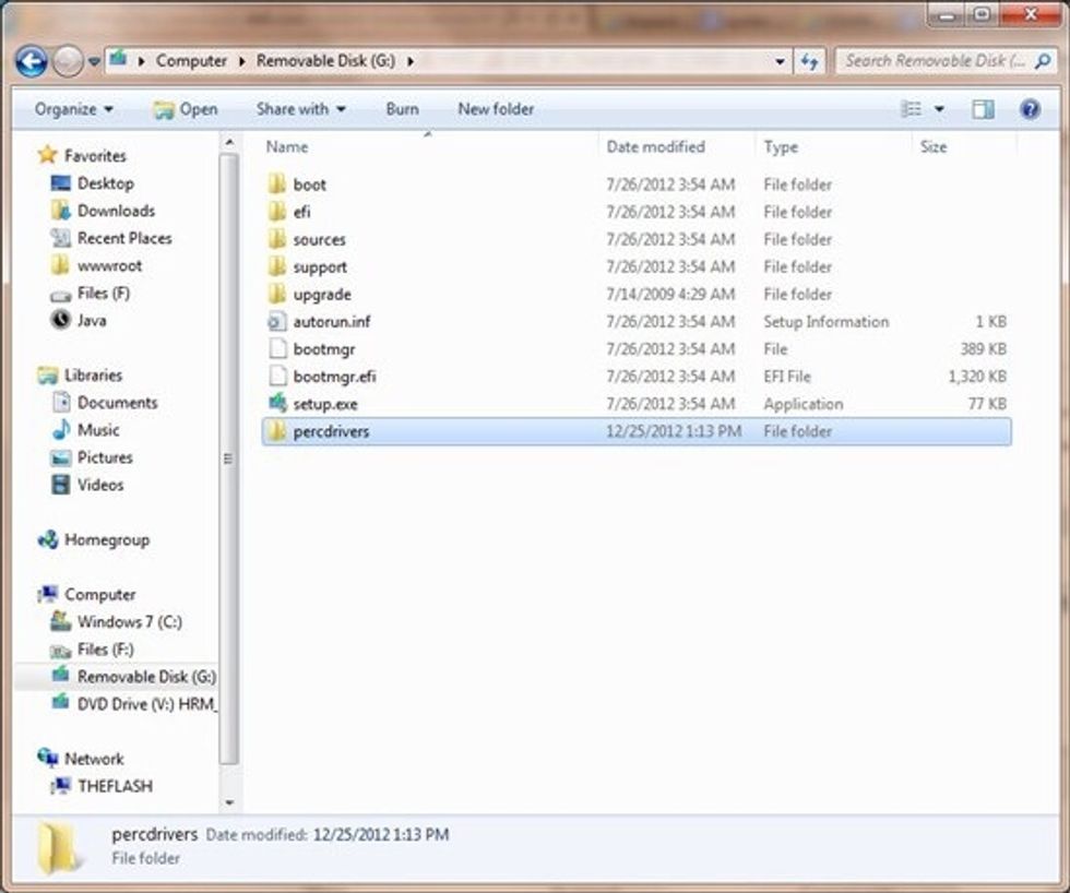 You have now opened your USB. You can see everything that is in the this USB. You can open documents as well as export and import documents.