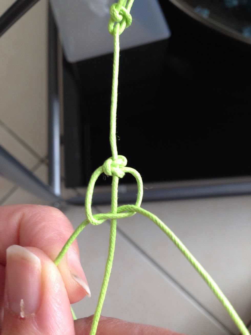 You have to make 3 knots...