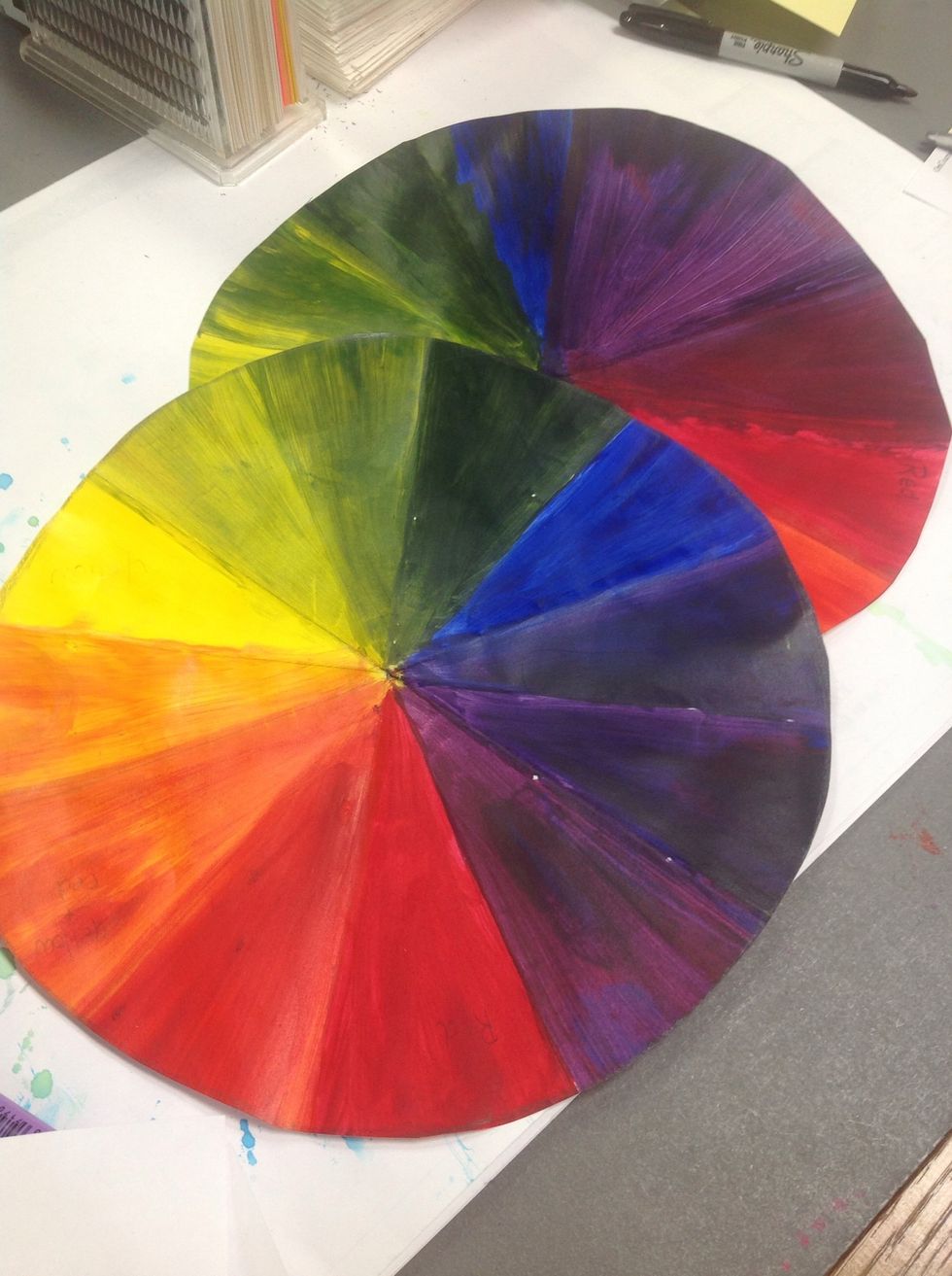 You have two circular color wheels.