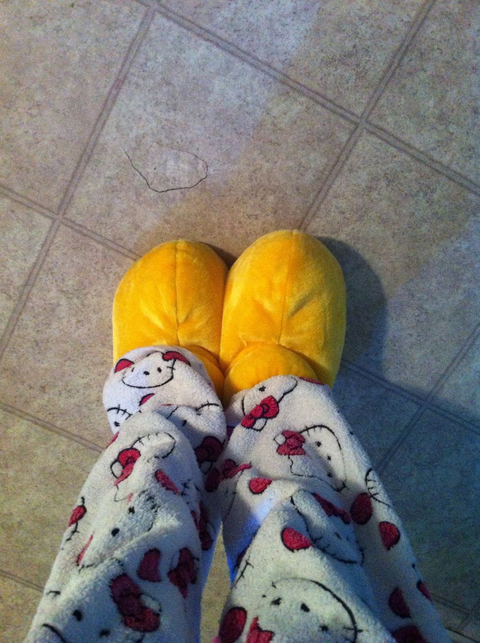 You'll also need some super comfy Mickey Mouse slippers