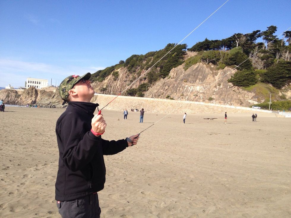 You'll be looking up a lot so your neck might start to cramp up! When I doing loops I tend to count how many I did so I can do the same number in the opposite direction. Tangled wires are not fun!