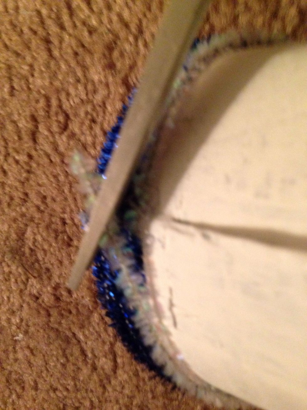 You'll get to a point where the pipe cleaners are longer than the cone simply cut off the ends