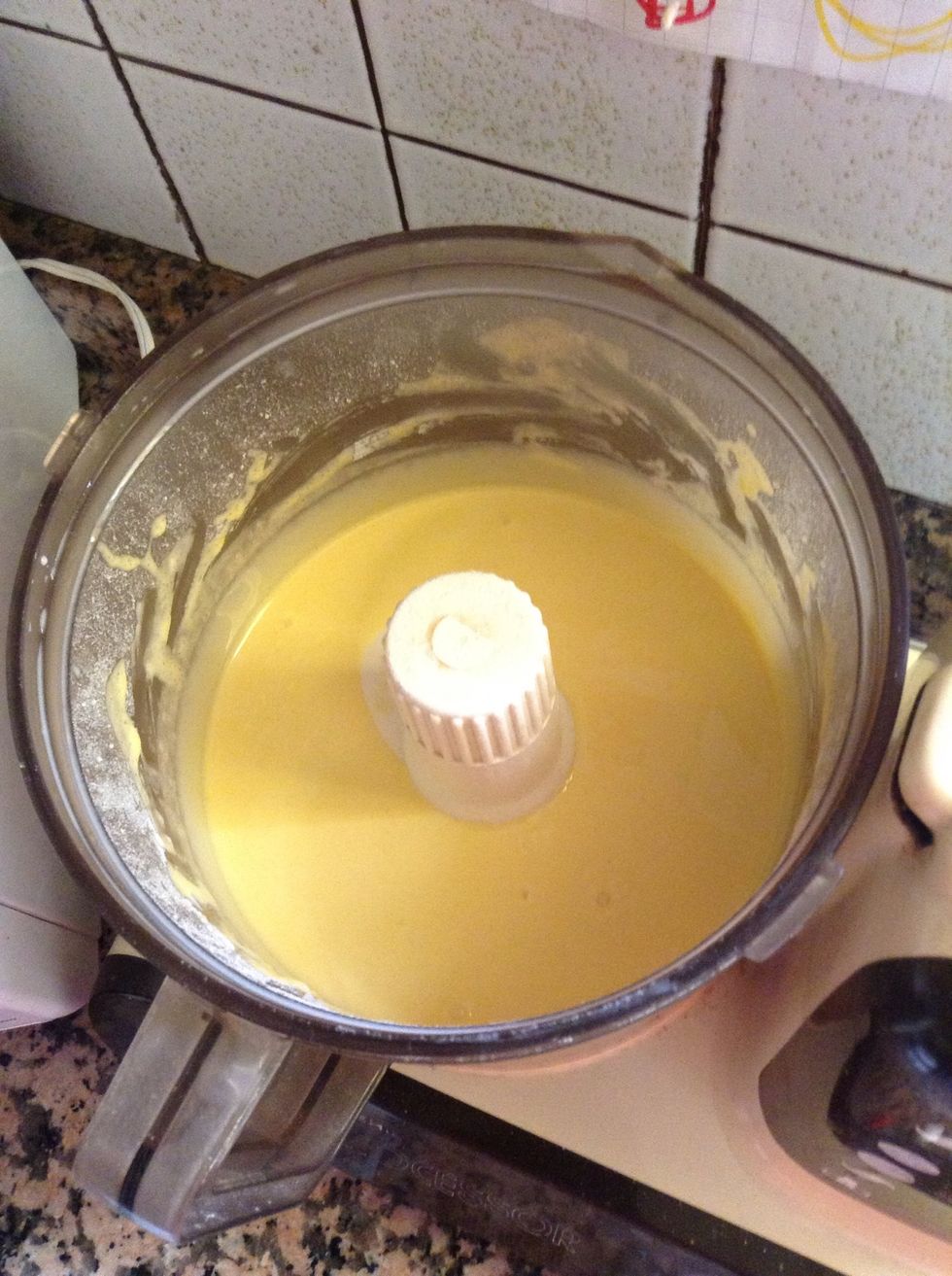 You'll have a liquid mixture.