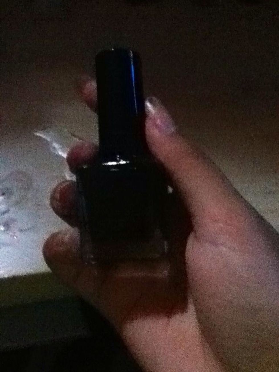 You'll Need Black Nail Polish.