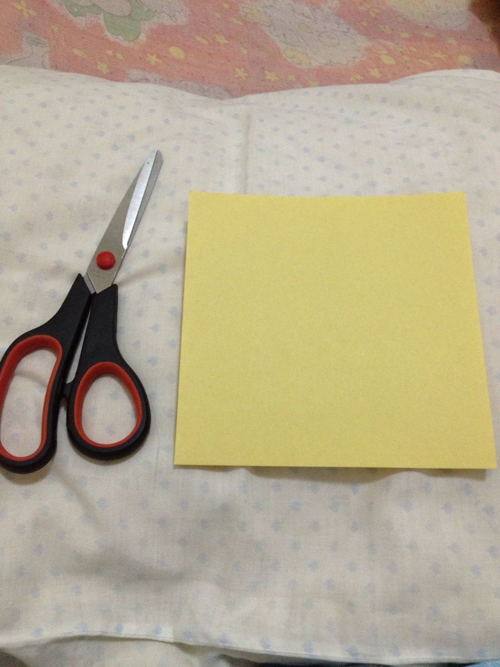 You'll need: Paper and scissors.