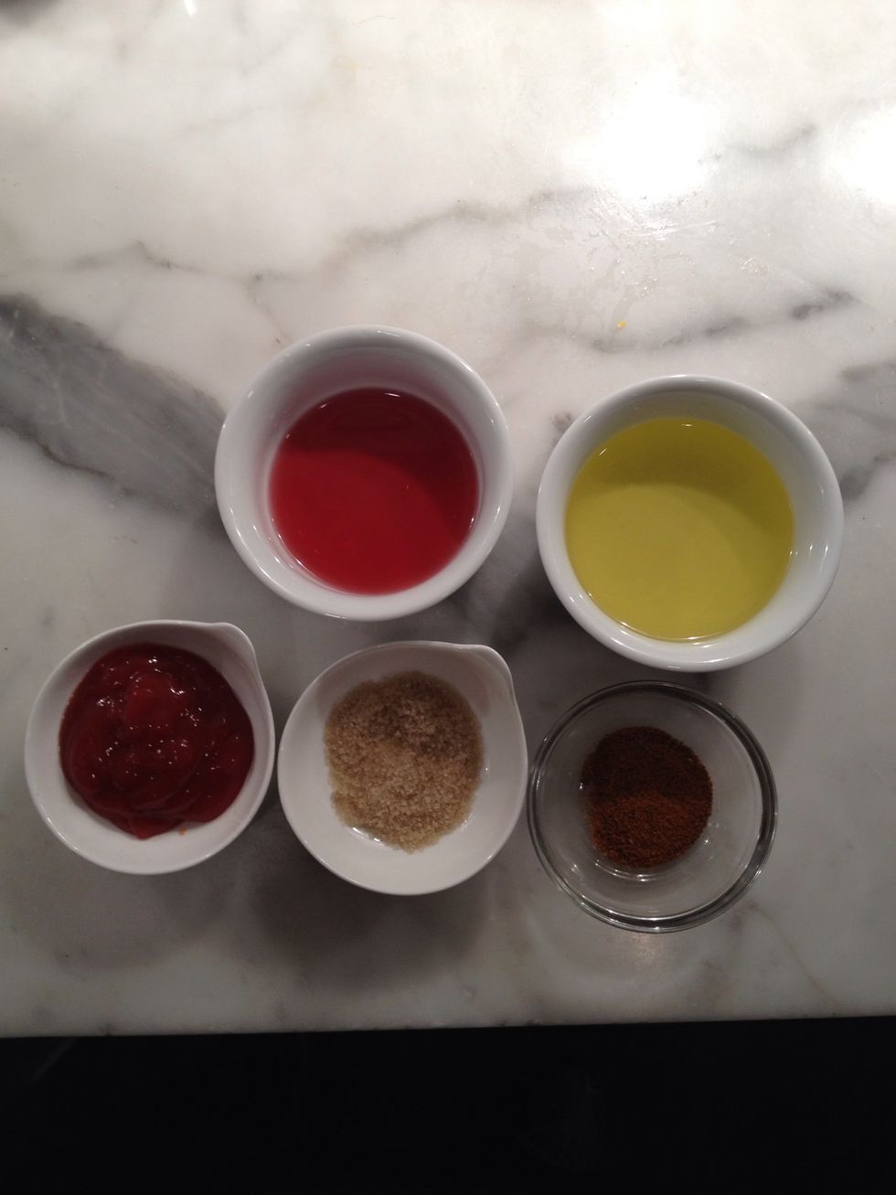 You'll need the water not pictured to thin out your dressing as needed