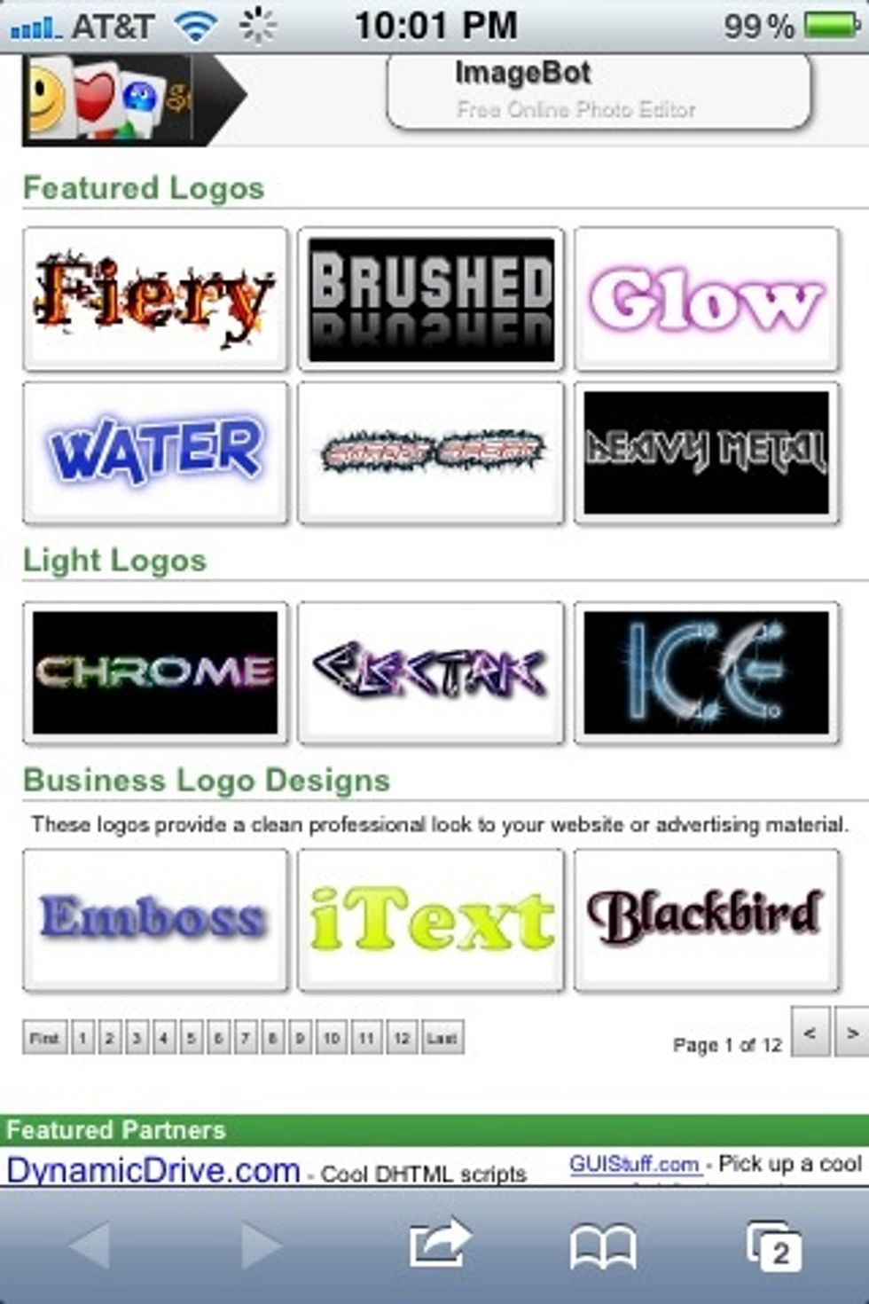 You'll see a selection of decorative text. But don't worry if you don't find the exact style you want  You can edit all of them. But browse around and find one as close to your liking as you can.