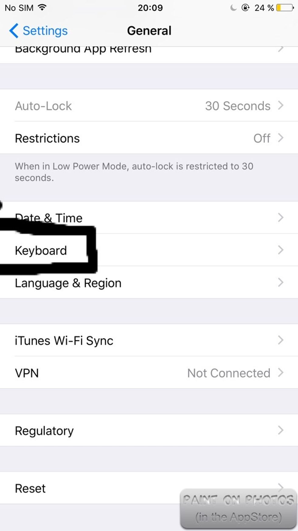 You'll see 'Keyboards'---Click that \ud83d\ude1b