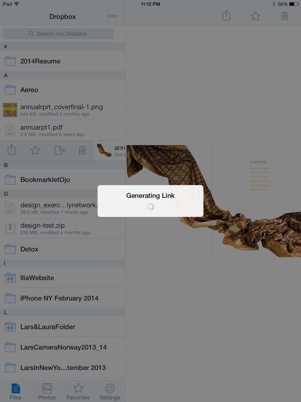 You'll see this screen