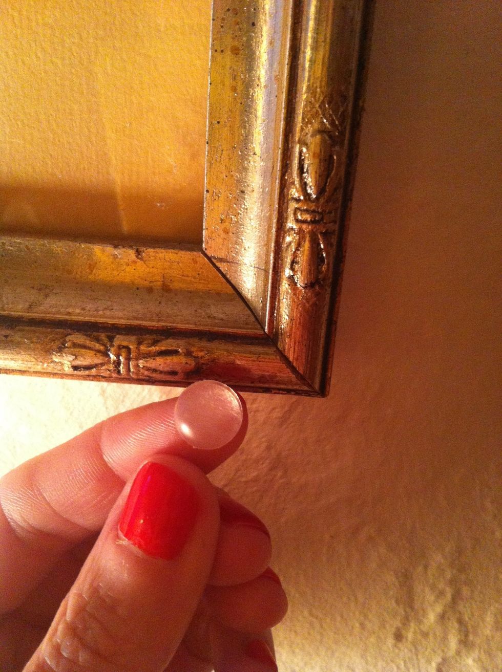 You'll want to use vinyl pads on the bottom corners to keep the frames from slipping.