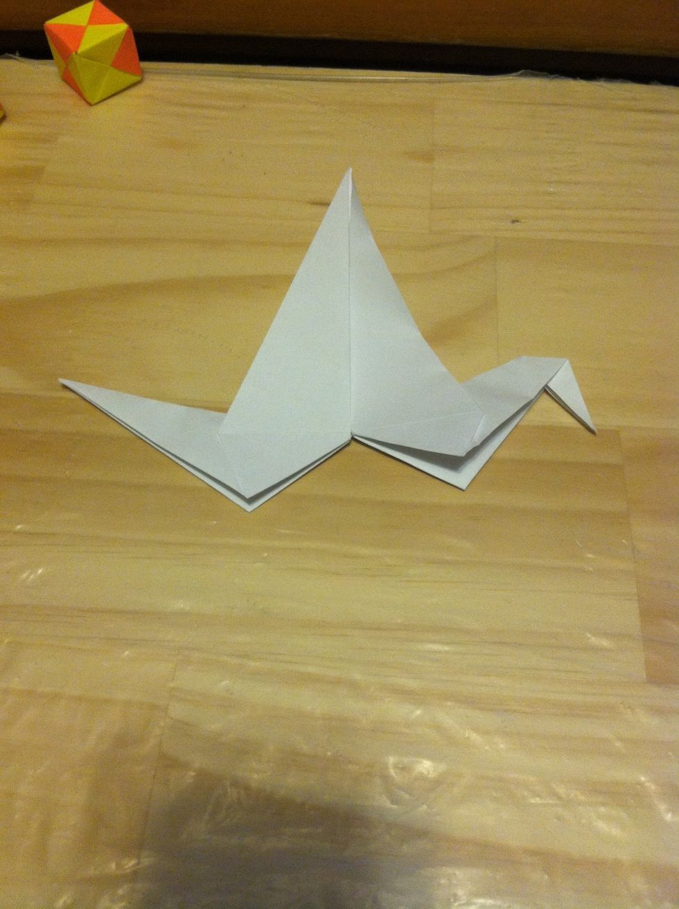 You made the tail of the crane! Almost done!