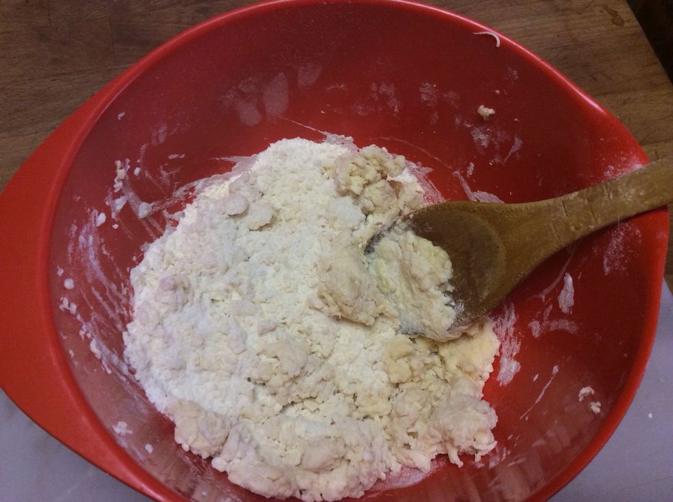 You may need to add more water, but do this sparingly so that your dough isn't too sticky