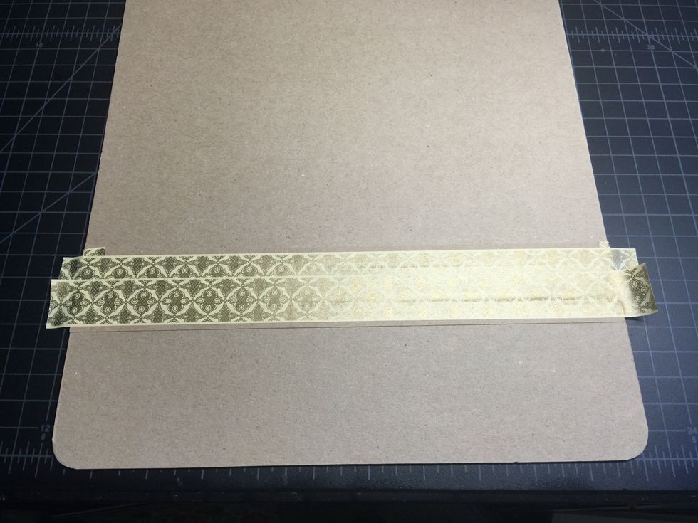You may need to use 2-3 layers. I used 3 layers of washi tape over each hinge.