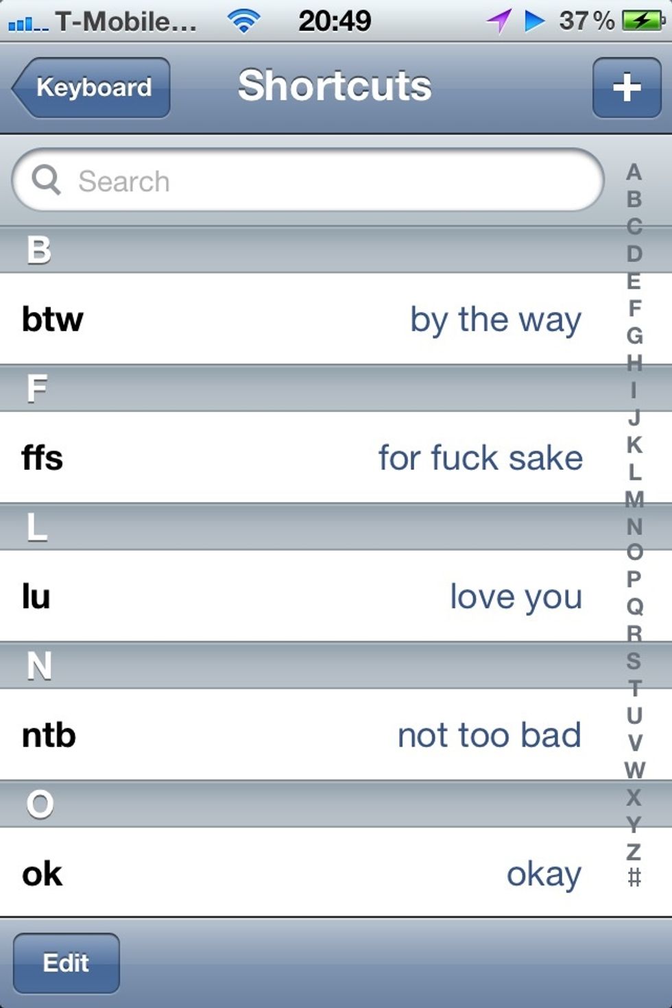 You may or may not get this, if you don't click add new gesture, if you do click the + button...