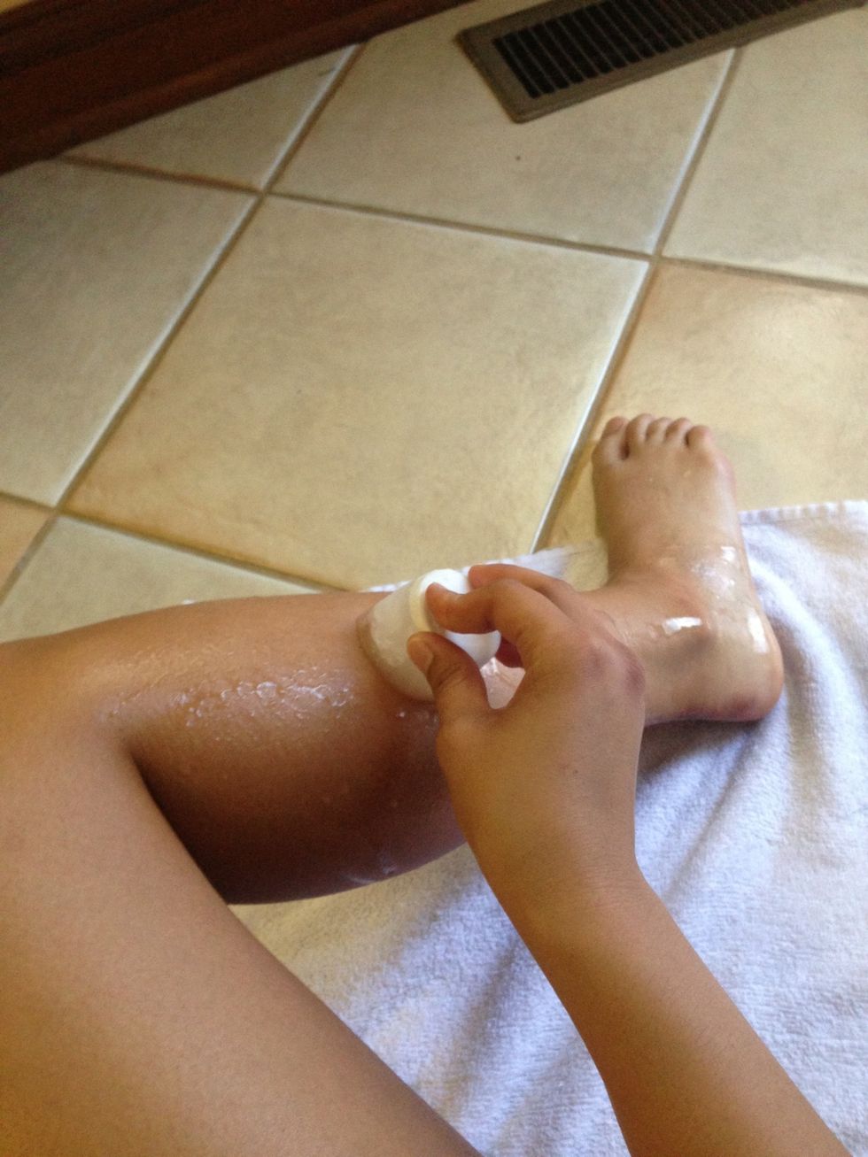 You may want a towel to wipe up all the water