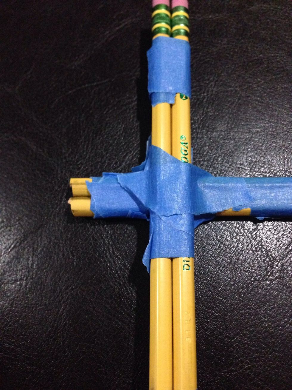 You may want to use the unsharpened part to be your front. When you shoot the ink cartridge or other projectiles the metal rim that is attached to the eraser can disturb or offset your shot.