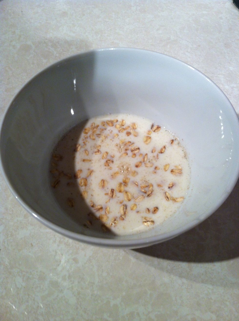 you might add a little more if you want a creamy serving.