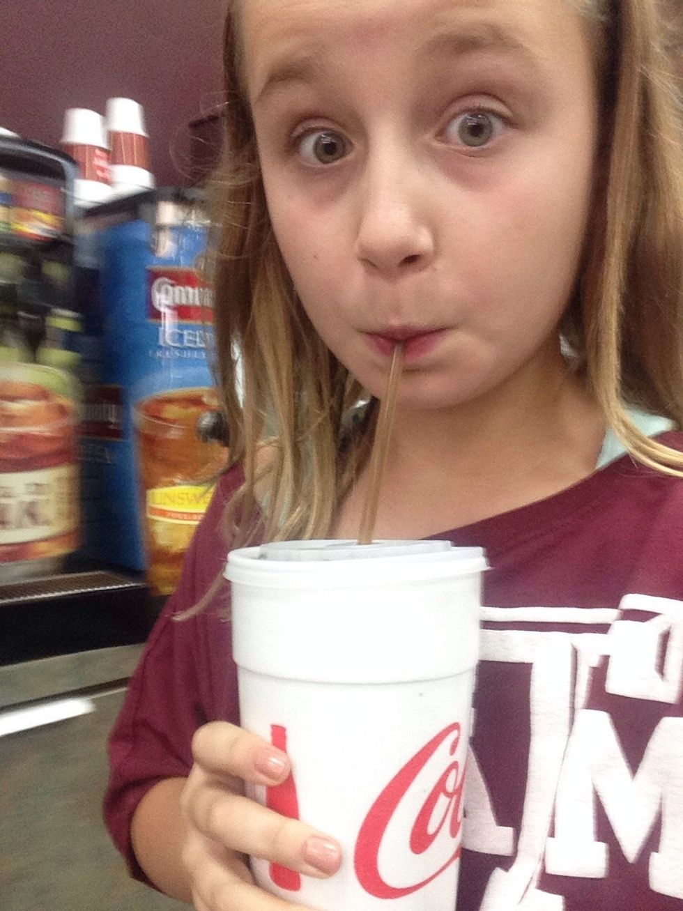 You might need to go get a little something from the gas station I begged my dad